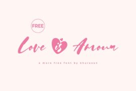 Love Is Amour Font