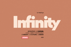 MADE INFINITY Personal Use Font Family