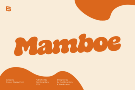 Mamboe Trial Font