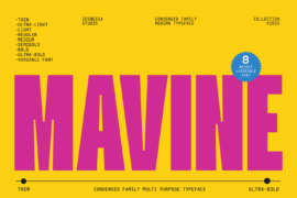 Mavine Font Family