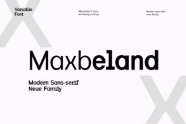 Maxbeland Font Family