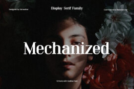 Mechanized Font Family