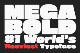 Megabold 1.0 Font Family