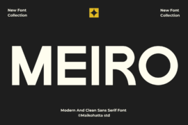 MEIRO Font