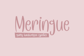 Meringue Demo Font