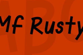 Mf Rusty Font