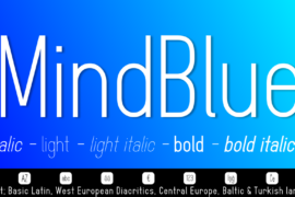 MindBlue Font Family