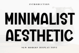 Minimalist Aesthetic Font