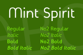 Mint Spirit Font Family
