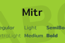 Mitr Font Family