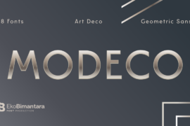 Modeco Trial Font Family