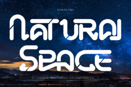 Natural Space Demo Font