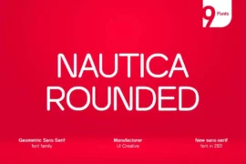 Nautica Rounded Font Family