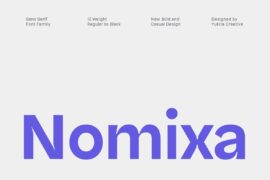 Nomixa Font Family