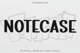 Notecase Font
