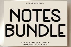 Notes Bundle Font