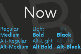 Now Font Family