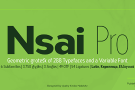 Nsai Pro Font Family