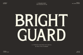 NT Bright Guard Mini Edition Font