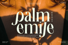 NT Palm Emile Mini Edition Font