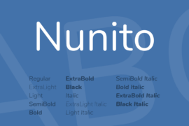 Nunito Font Family