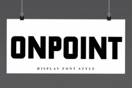 ONPOINT Font