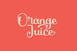 Orange Juice Demo Font