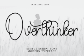 Overthinker Font