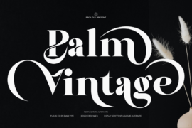 Palm Vintage Font