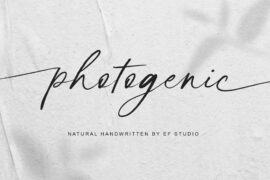 photogenic – Personal Use Font
