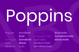 Poppins Font Family