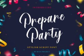 Prepare Party Demo Font