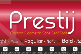 Prestij Demo Font Family