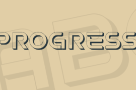 Progress Font Family