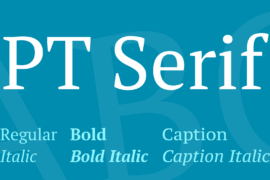 PT Serif Font Family