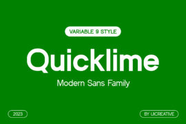 Quicklime Font Family