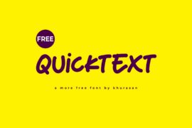 Quicktext Font
