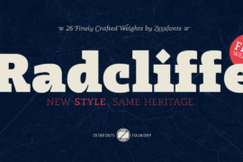 Radcliffe Font Family