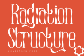 Radiation Structure Demo Font