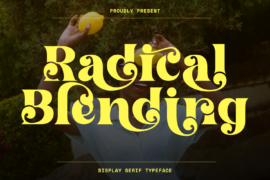 Radical Blending Demo Font