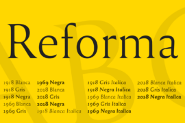 Reforma Font Family