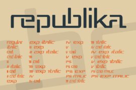 Republika Font Family