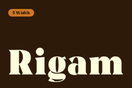 Rigam Font Family