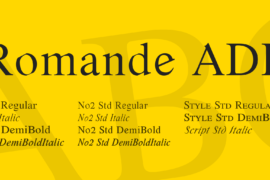Romande ADF Font Family