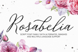 Rosabelia Font Family