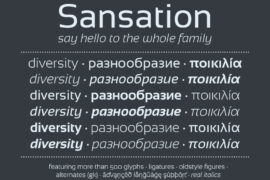 Sansation Font Family