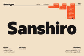 Sanshiro Demo Font Family