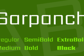 Sarpanch Font Family