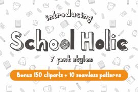 School Holic Font Family