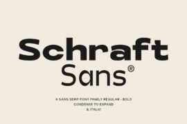 Schraft Font Family